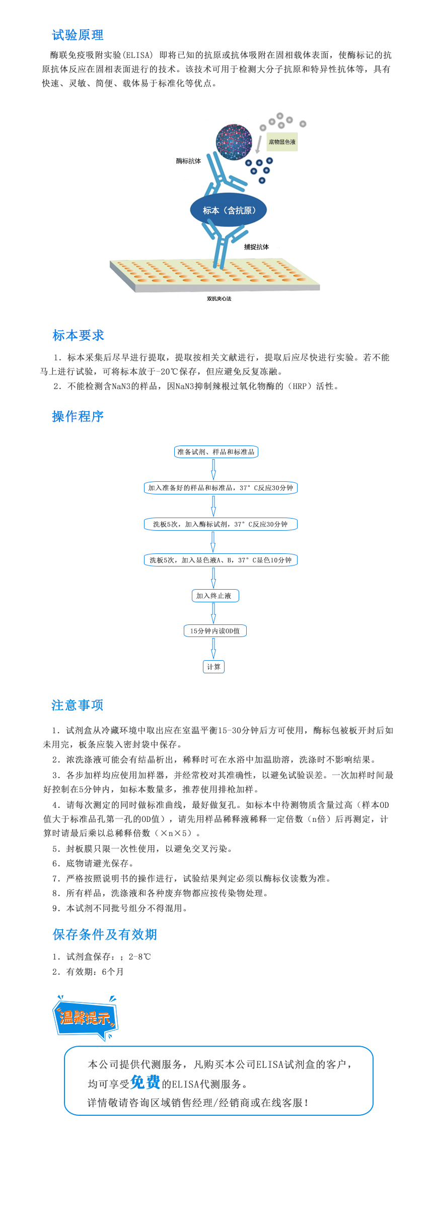 兔白細胞介素1(IL-1)ELISA試劑盒